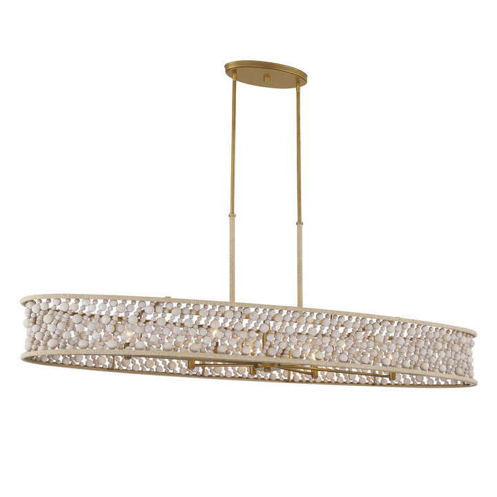 Minka-Lavery - 3647-870 - Eight Light Island Pendant - Horsmore - Painted Legacy Brass