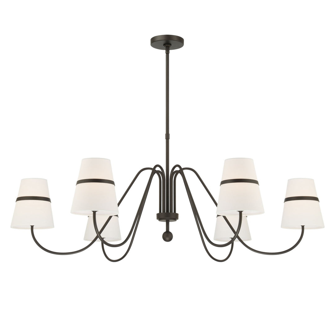 Minka-Lavery - 3736-872 - Six Light Chandelier - Althia - Textured Dark Bronze