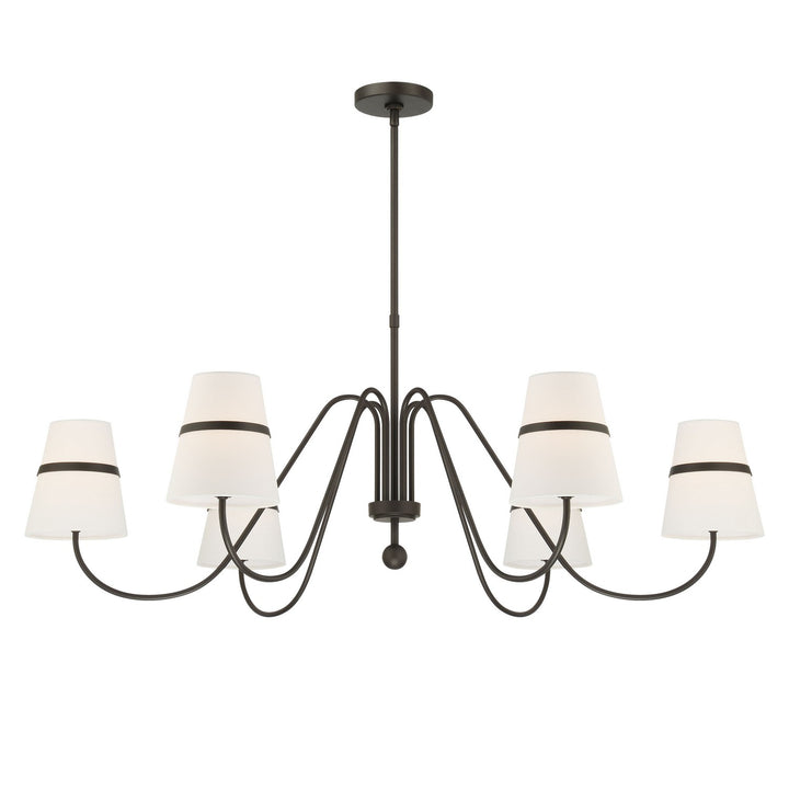 Minka-Lavery - 3736-872 - Six Light Chandelier - Althia - Textured Dark Bronze