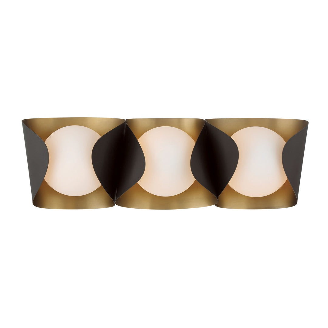 Minka-Lavery - 3773-855 - Three Light Vanity - Flare - Dark Bronze