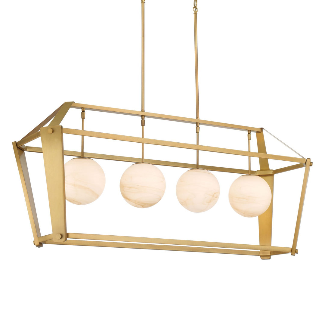Minka-Lavery - 3787-732 - Four Light Island Pendant - Shimmer - Legacy Brass