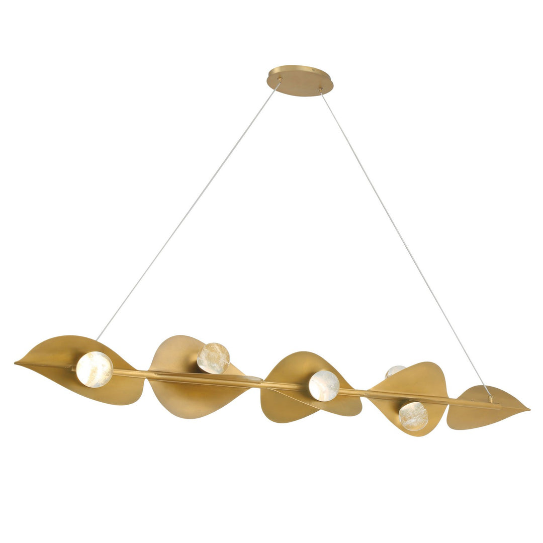 Pod LED Island Pendant in Legacy Brass - available from The Lighting Shoppe, trusted by Canadian homeowners