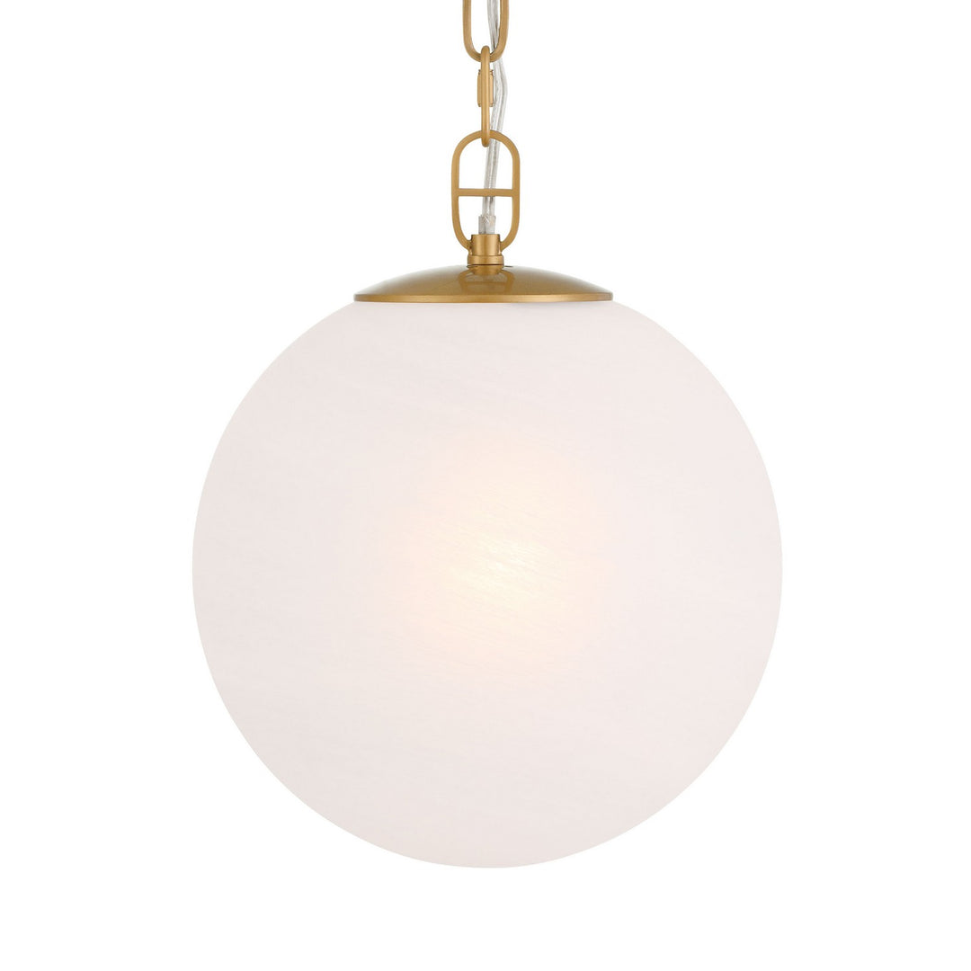 Marbelle One Light Pendant in Legacy Brass - available from The Lighting Shoppe, trusted by Canadian homeowners