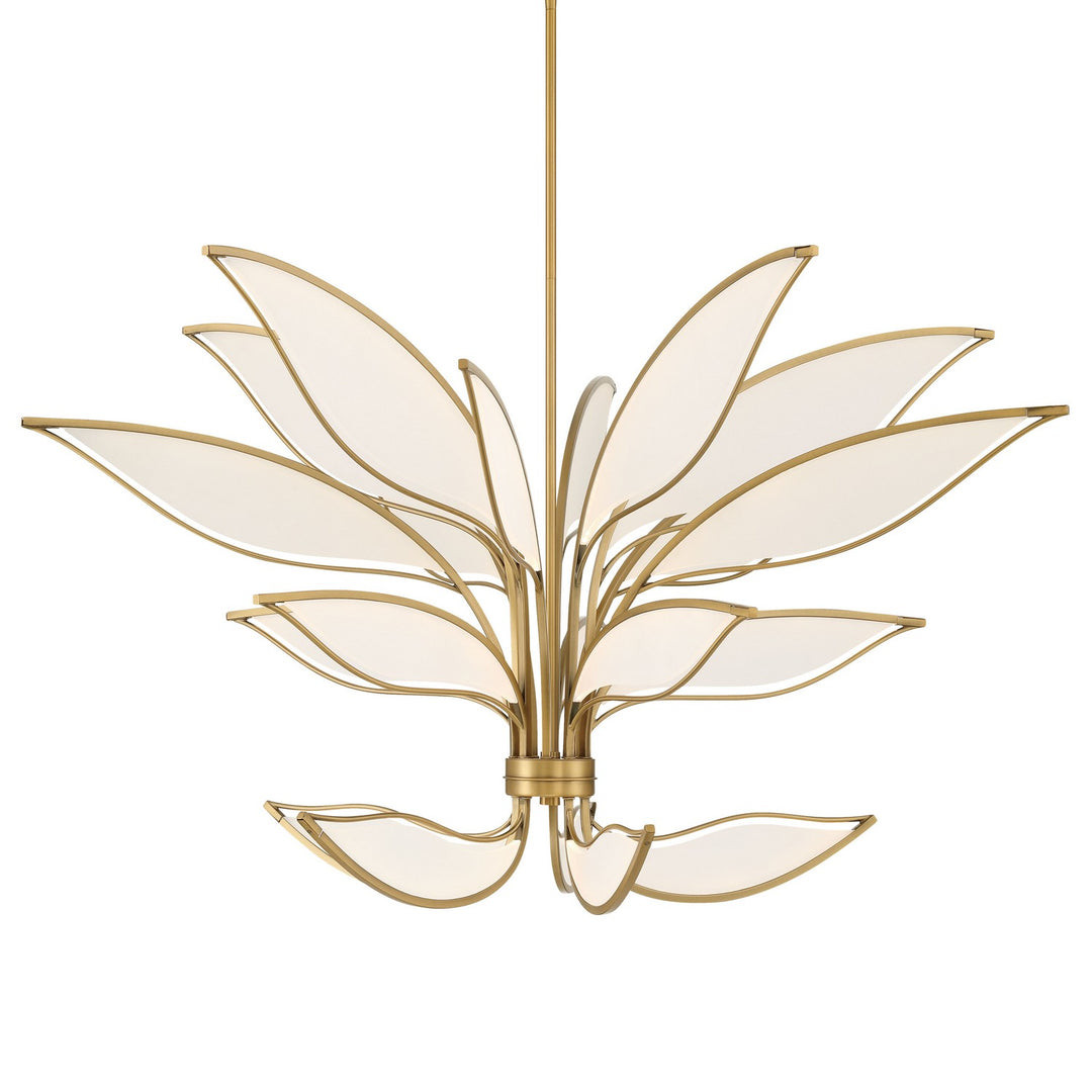 Papilio LED Chandelier in Legacy Brass - available from The Lighting Shoppe, trusted by Canadian homeowners