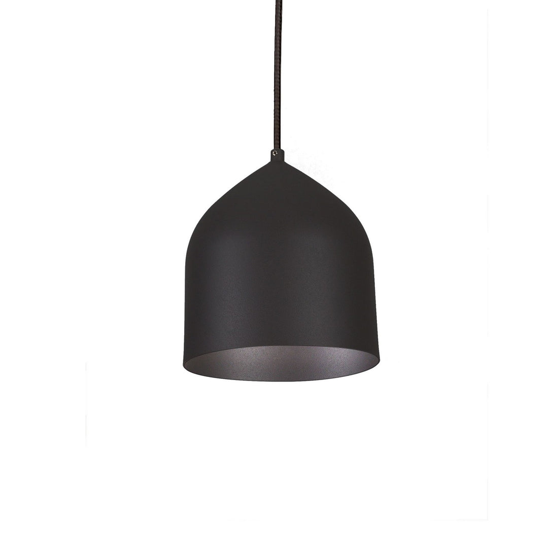 Helena One Light Pendant in Black/Black - available from The Lighting Shoppe, trusted by Canadian homeowners