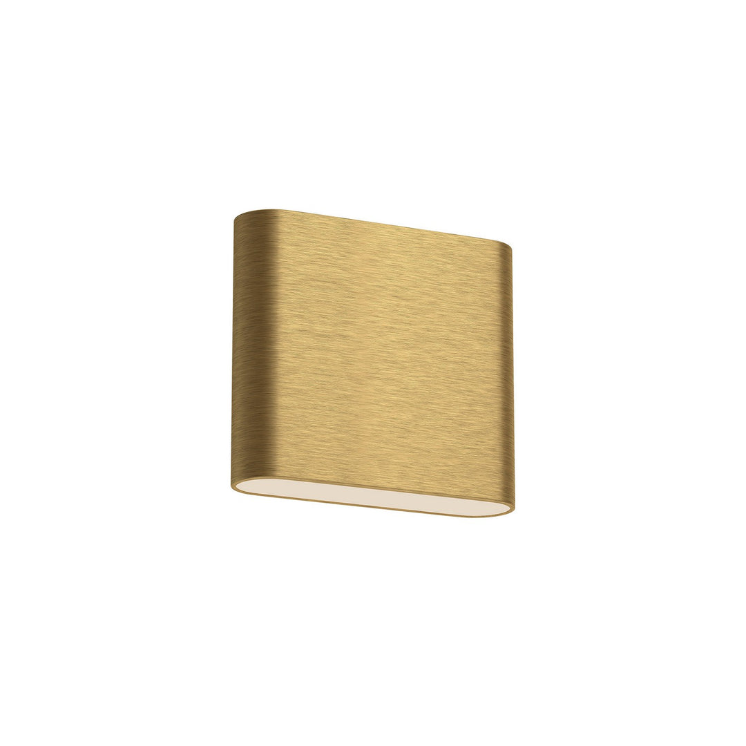 Slate LED Wall Sconce in Brushed Gold - available from The Lighting Shoppe, trusted by Canadian homeowners