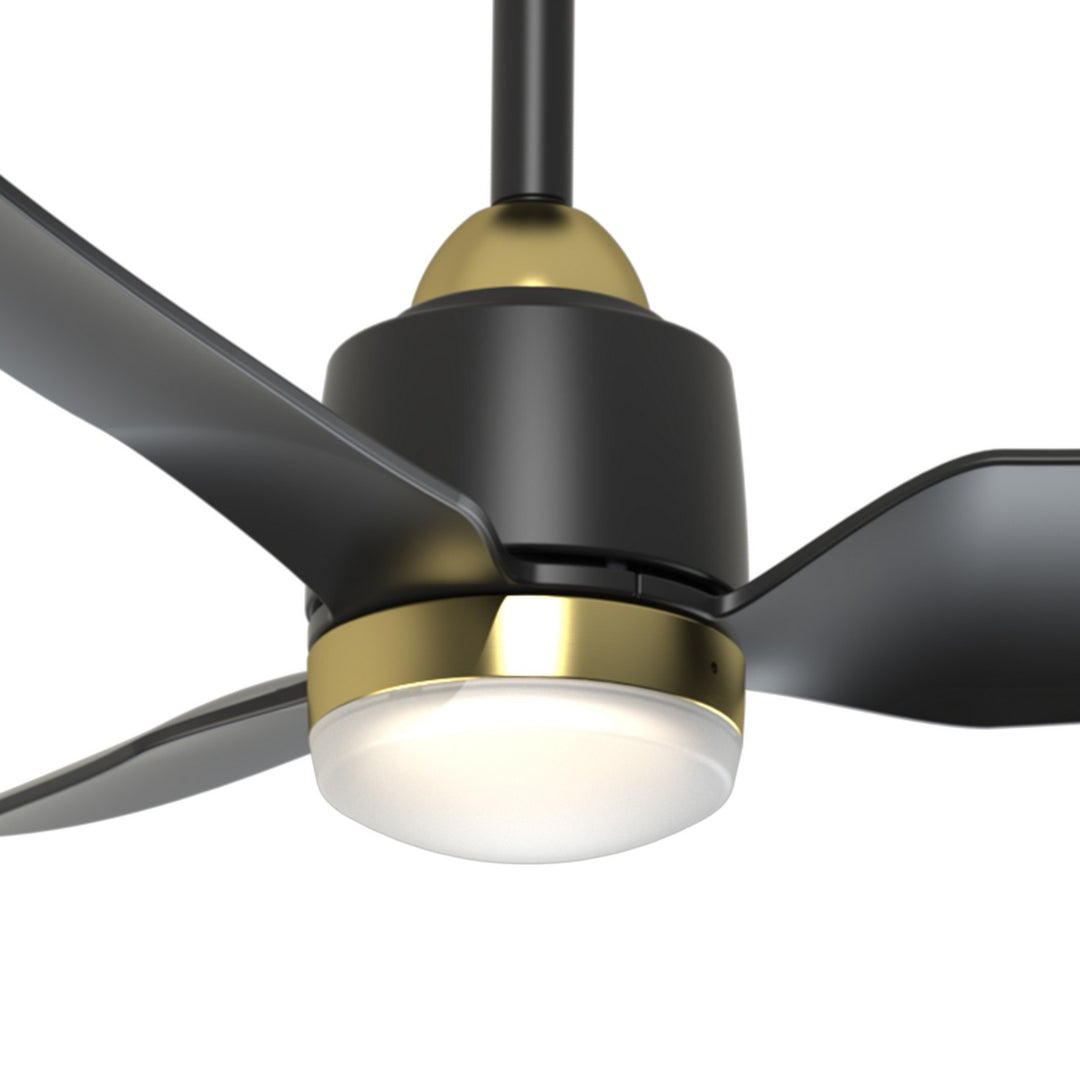 Kuzco Canada - CF92942-BG/MB - 42"Ceiling Fan - Hugo - Brushed Gold/Matte Black