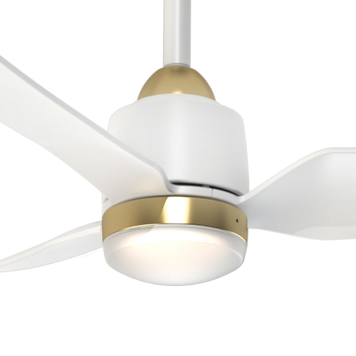 Kuzco Canada - CF92942-BG/WH - 42"Ceiling Fan - Hugo - Brushed Gold/Matte White