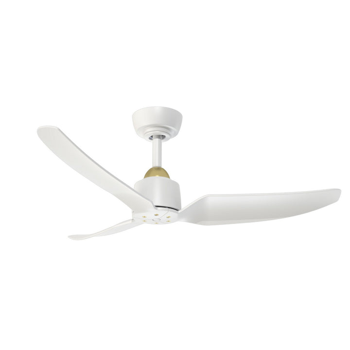 Kuzco Canada - CF92942-BG/WH - 42"Ceiling Fan - Hugo - Brushed Gold/Matte White