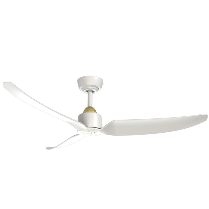 Kuzco Canada - CF92952-BG/WH - 52"Ceiling Fan - Hugo - Brushed Gold/Matte White