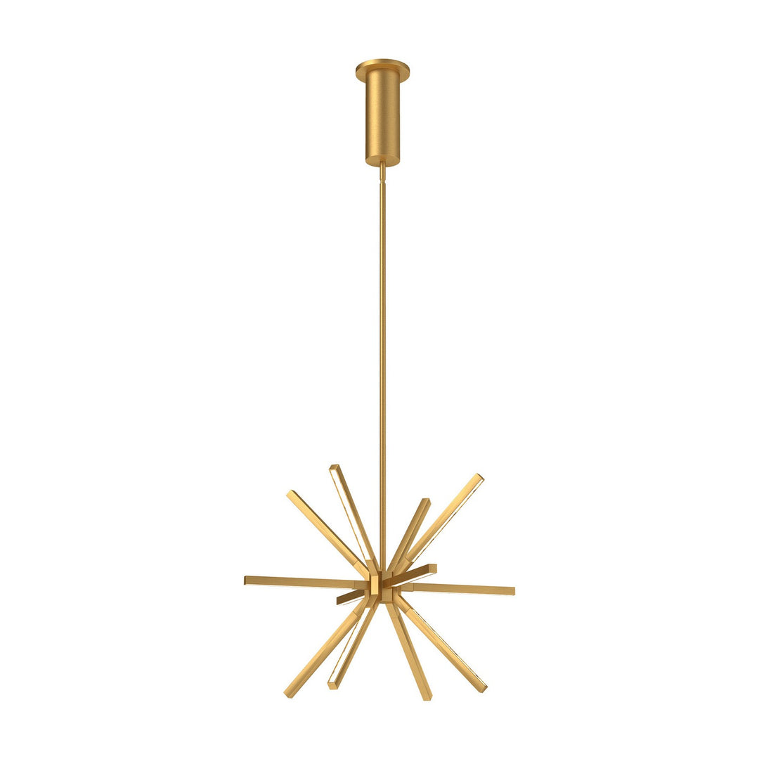 Sirius Minor LED Chandelier in Brushed Gold - available from The Lighting Shoppe, trusted by Canadian homeowners