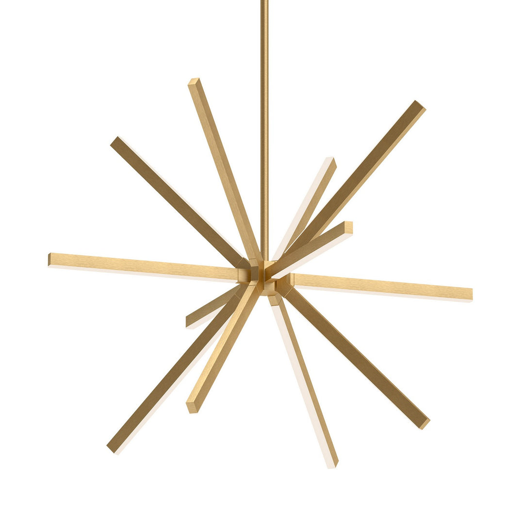 Sirius LED Chandelier in Brushed Gold - available from The Lighting Shoppe, trusted by Canadian homeowners