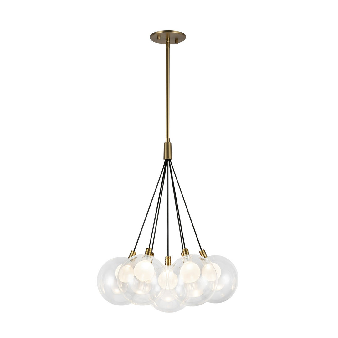 Bolla LED Chandelier in Brushed Gold - available from The Lighting Shoppe, trusted by Canadian homeowners