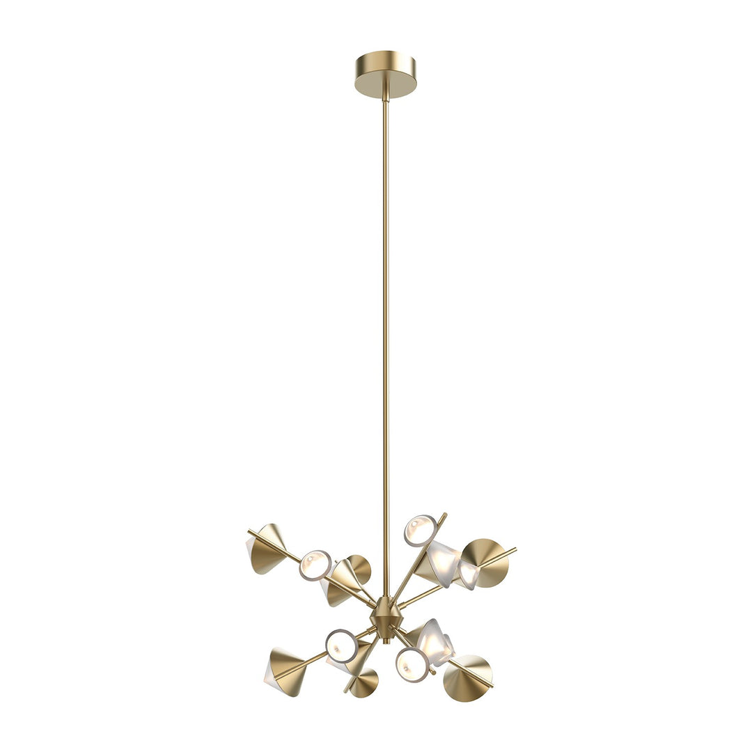 Geode LED Pendant in Brushed Gold - available from The Lighting Shoppe, trusted by Canadian homeowners