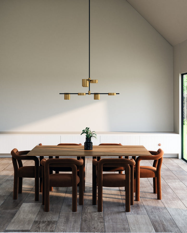 Kuzco Canada - CH96840-BK/BG-UNV - LED Chandelier - Jayden - Black/Brushed Gold
