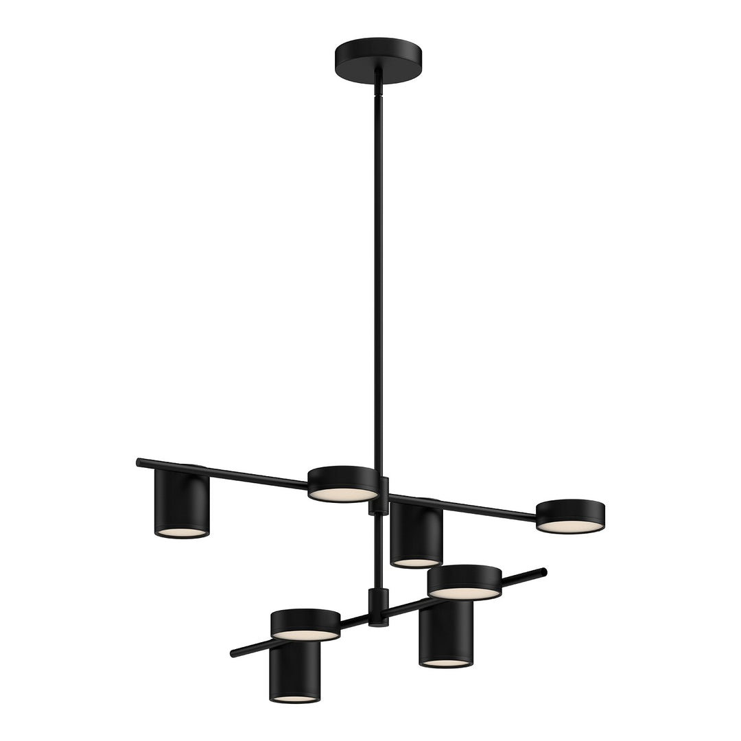 Jayden LED Chandelier in Black - available from The Lighting Shoppe, trusted by Canadian homeowners