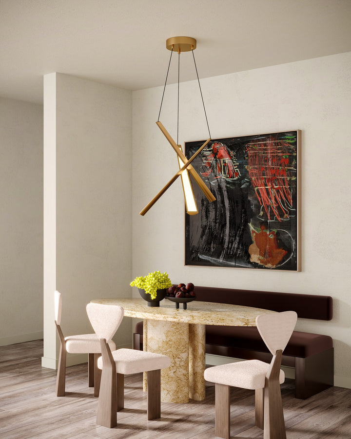 Kuzco Canada - CH68127-VB-UNV - LED Chandelier - Lex - Vintage Brass