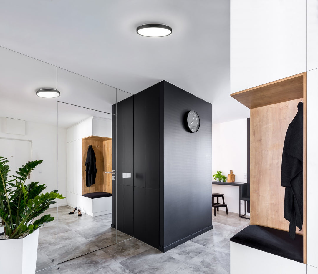 Kuzco Canada - FM43518-BK-5CCT - LED Flush Mount - Brunswick - Black