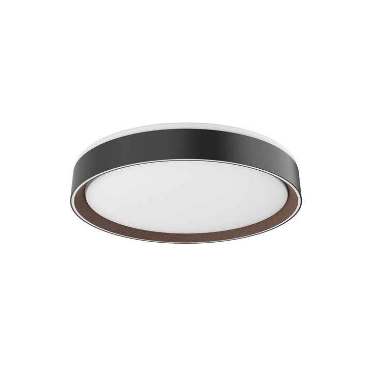 Kuzco Canada - FM43916-BK/WT-5CCT - LED Flush Mount - Essex - Black/Walnut