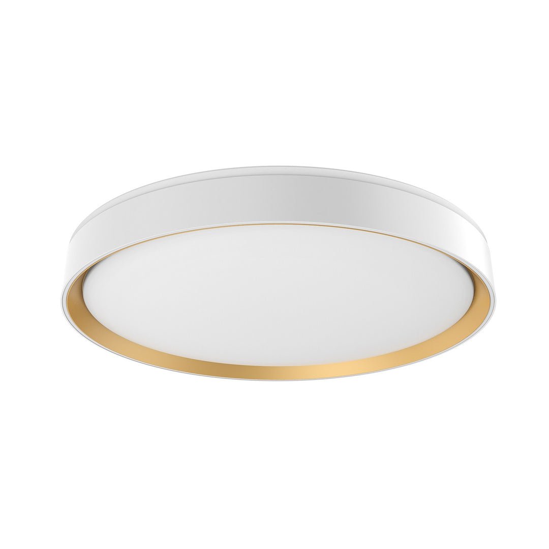 Kuzco Canada - FM43920-WH/GD-5CCT - LED Flush Mount - Essex - White/Gold