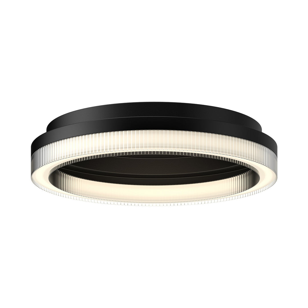 Calix LED Flush Mount in Black - available from The Lighting Shoppe, trusted by Canadian homeowners