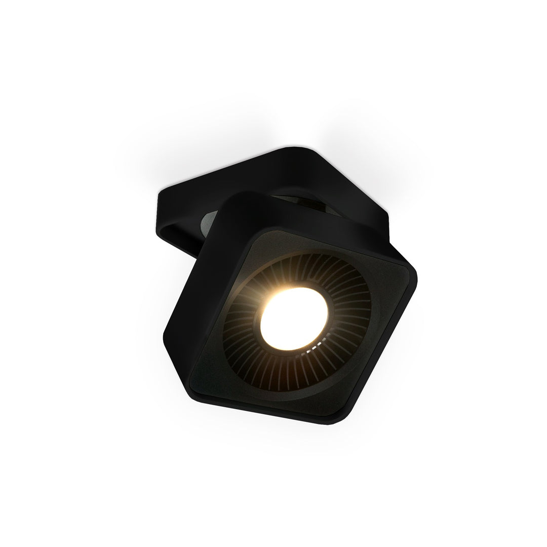 Solo LED Flush Mount in Black - available from The Lighting Shoppe, trusted by Canadian homeowners