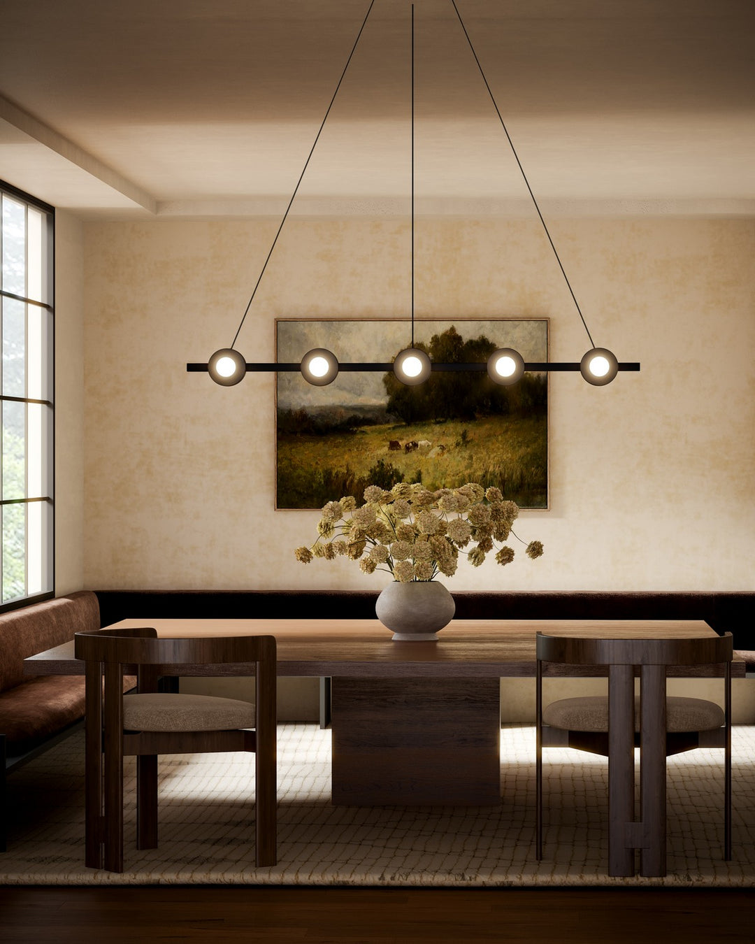 Kuzco Canada - LP15548-BK-UNV - LED Linear Pendant - Elixir - Black