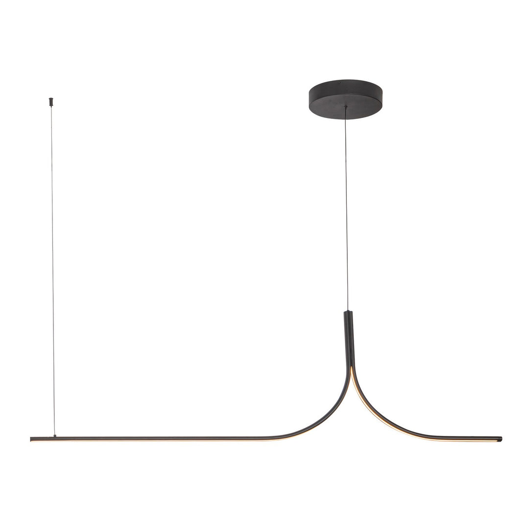 Thread LED Linear Pendant in Black - available from The Lighting Shoppe, trusted by Canadian homeowners