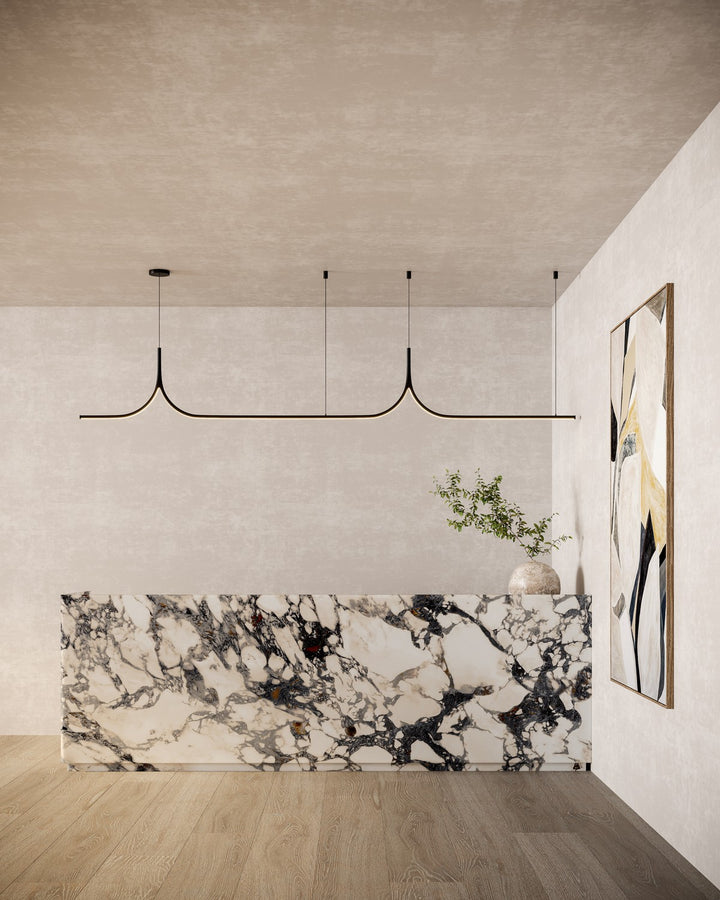 Kuzco Canada - LP17910-BK-UNV-010 - LED Linear Pendant - Thread - Black