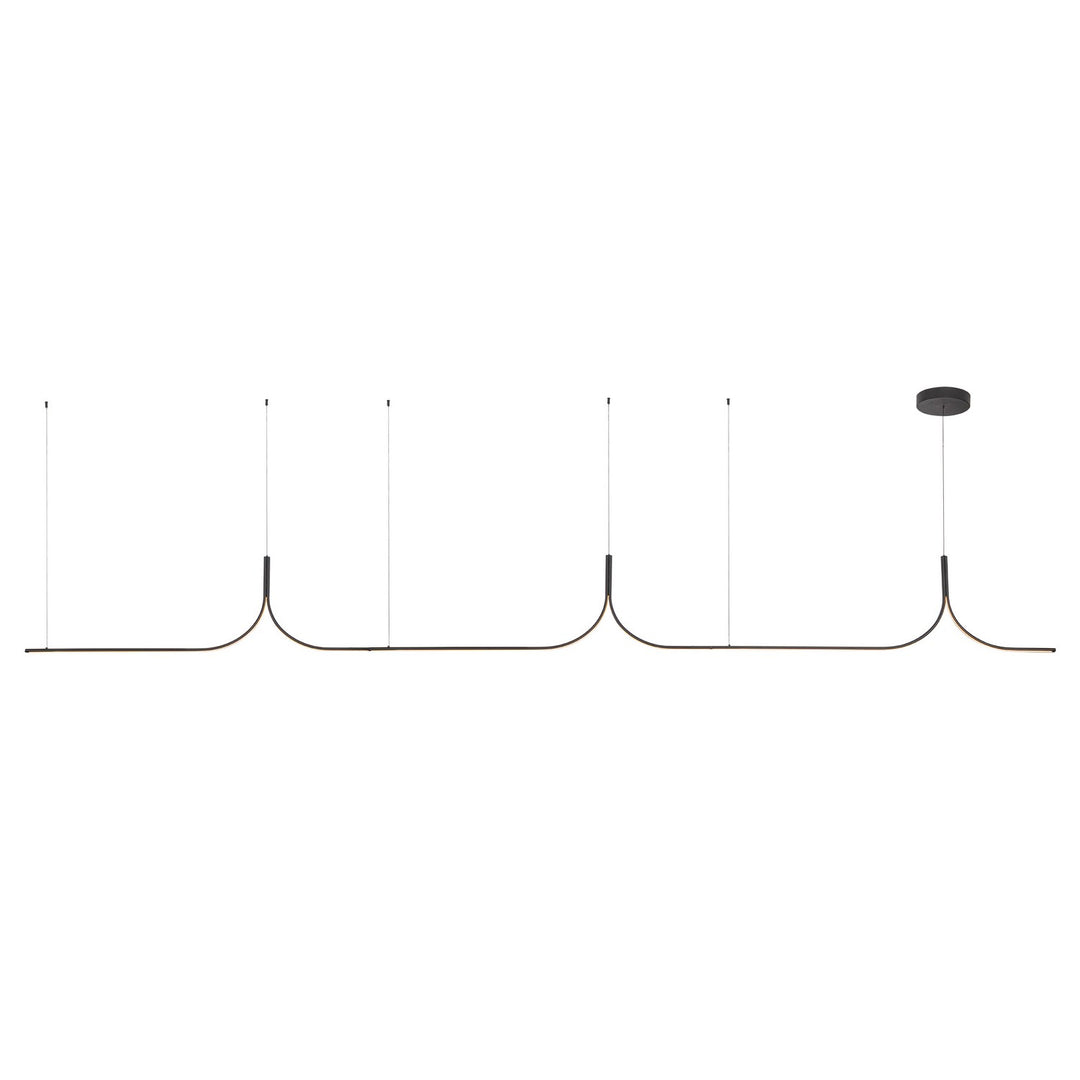 Thread LED Linear Pendant in Black - available from The Lighting Shoppe, trusted by Canadian homeowners