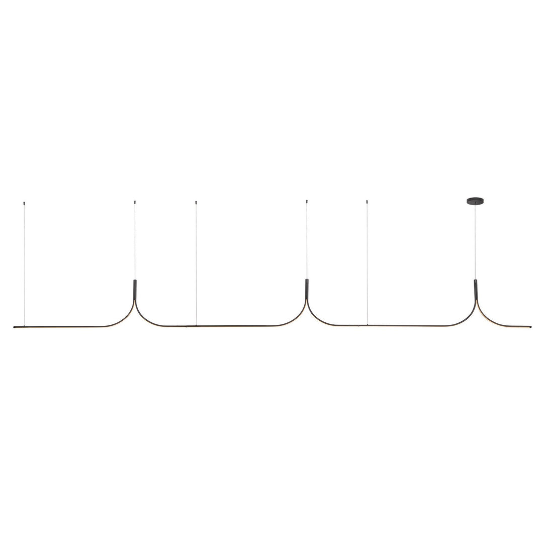 Thread LED Linear Pendant in Black - available from The Lighting Shoppe, trusted by Canadian homeowners