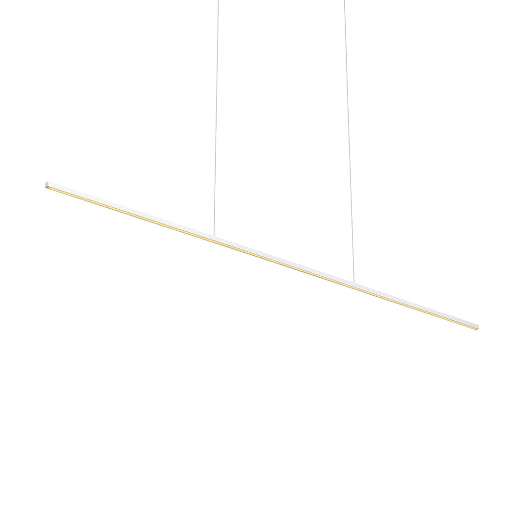 Vega Minor LED Linear Pendant in White - available from The Lighting Shoppe, trusted by Canadian homeowners