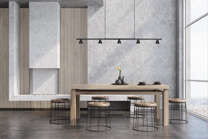 Kuzco Canada - LP19947-BK-UNV - LED Linear Pendant - Dune - Black