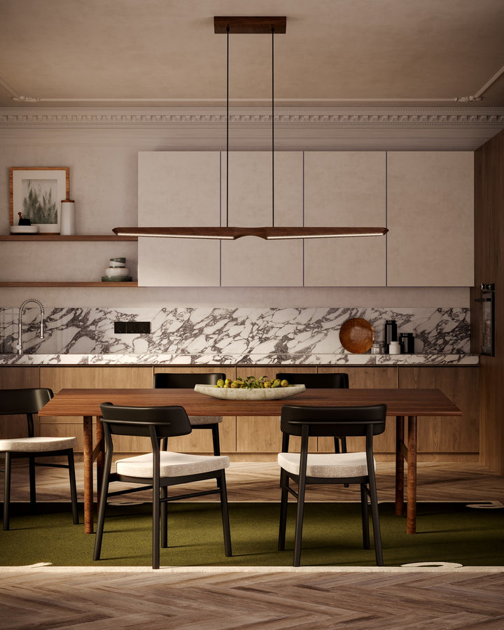 Kuzco Canada - LP21647-WT-UNV - LED Linear Pendant - Dakota - Walnut
