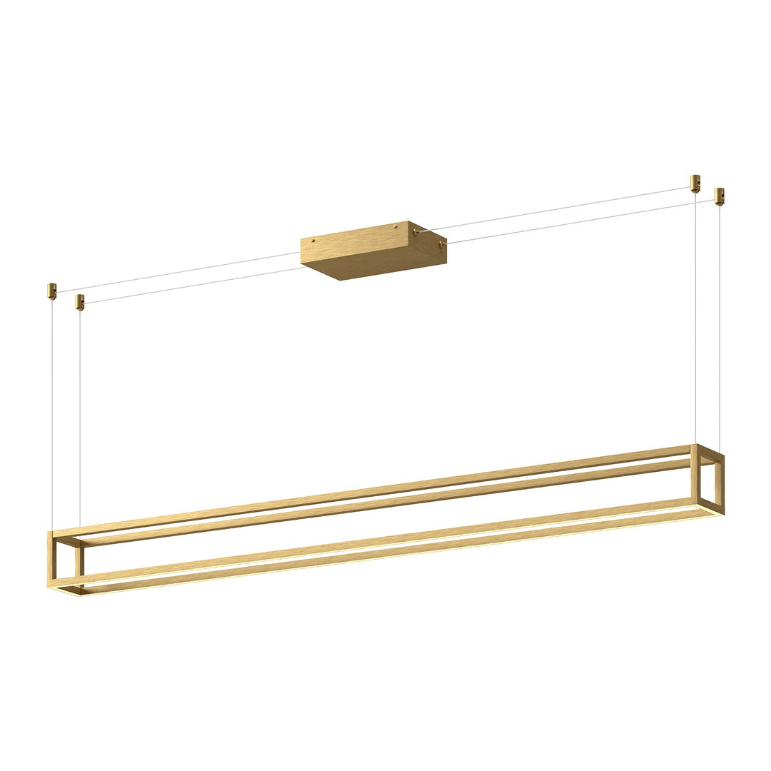 Kuzco Canada - LP45560-BG-UNV - LED Linear Pendant - Plaza - Brushed Gold
