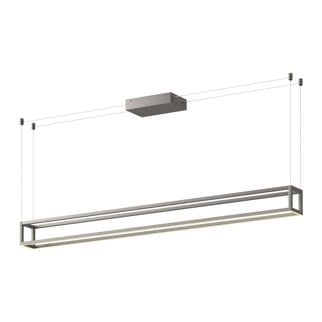 Kuzco Canada - LP45560-BN-UNV - LED Linear Pendant - Plaza - Brushed Nickel