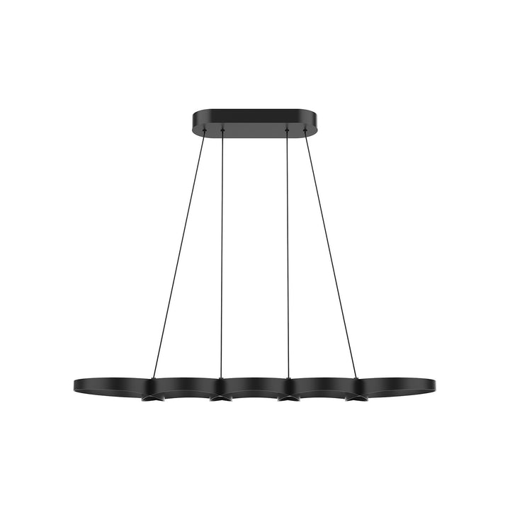 Kuzco Canada - LP90838-BK-UNV - LED Linear Pendant - Maestro - Black