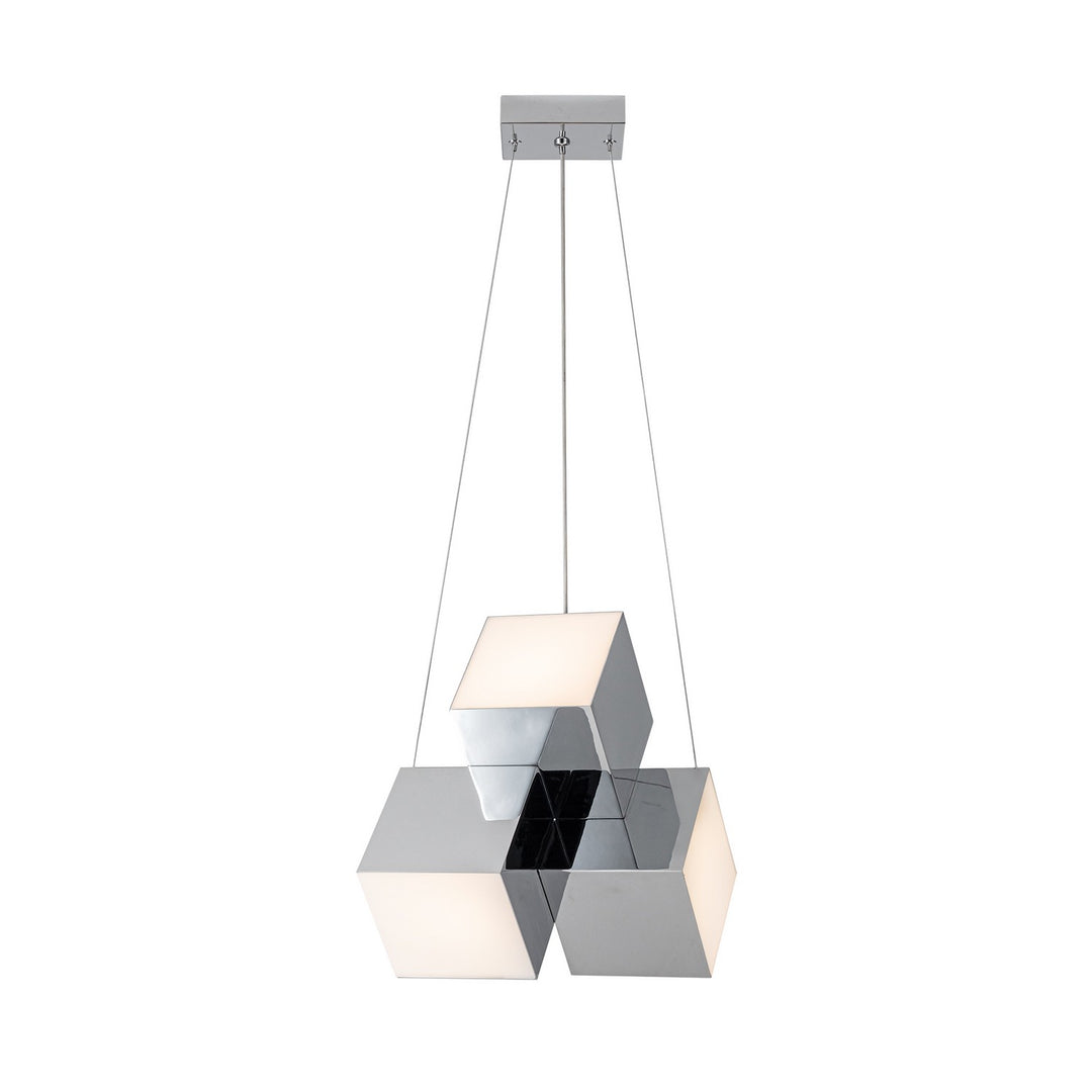 Tetra LED Pendant in Chrome - available from The Lighting Shoppe, trusted by Canadian homeowners