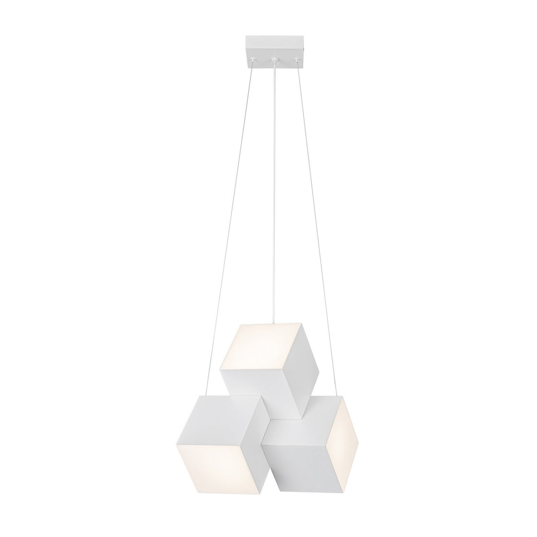 Tetra LED Pendant in White - available from The Lighting Shoppe, trusted by Canadian homeowners