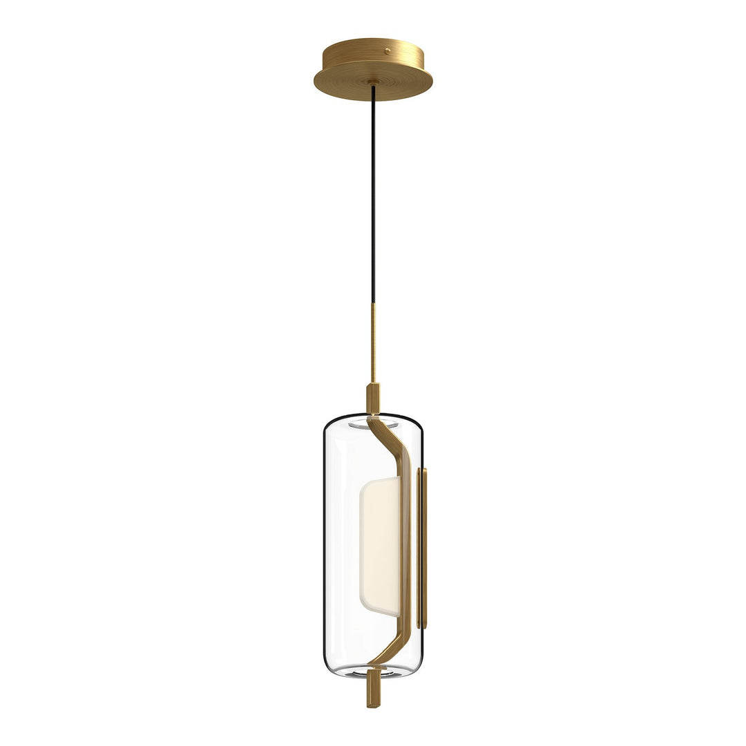 Hilo LED Pendant in Brushed Gold - available from The Lighting Shoppe, trusted by Canadian homeowners