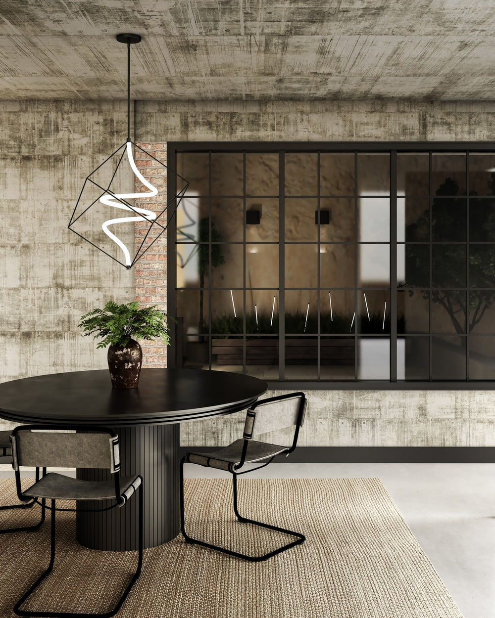 Kuzco Canada - PD29226-BK-UNV - LED Pendant - Script - Black