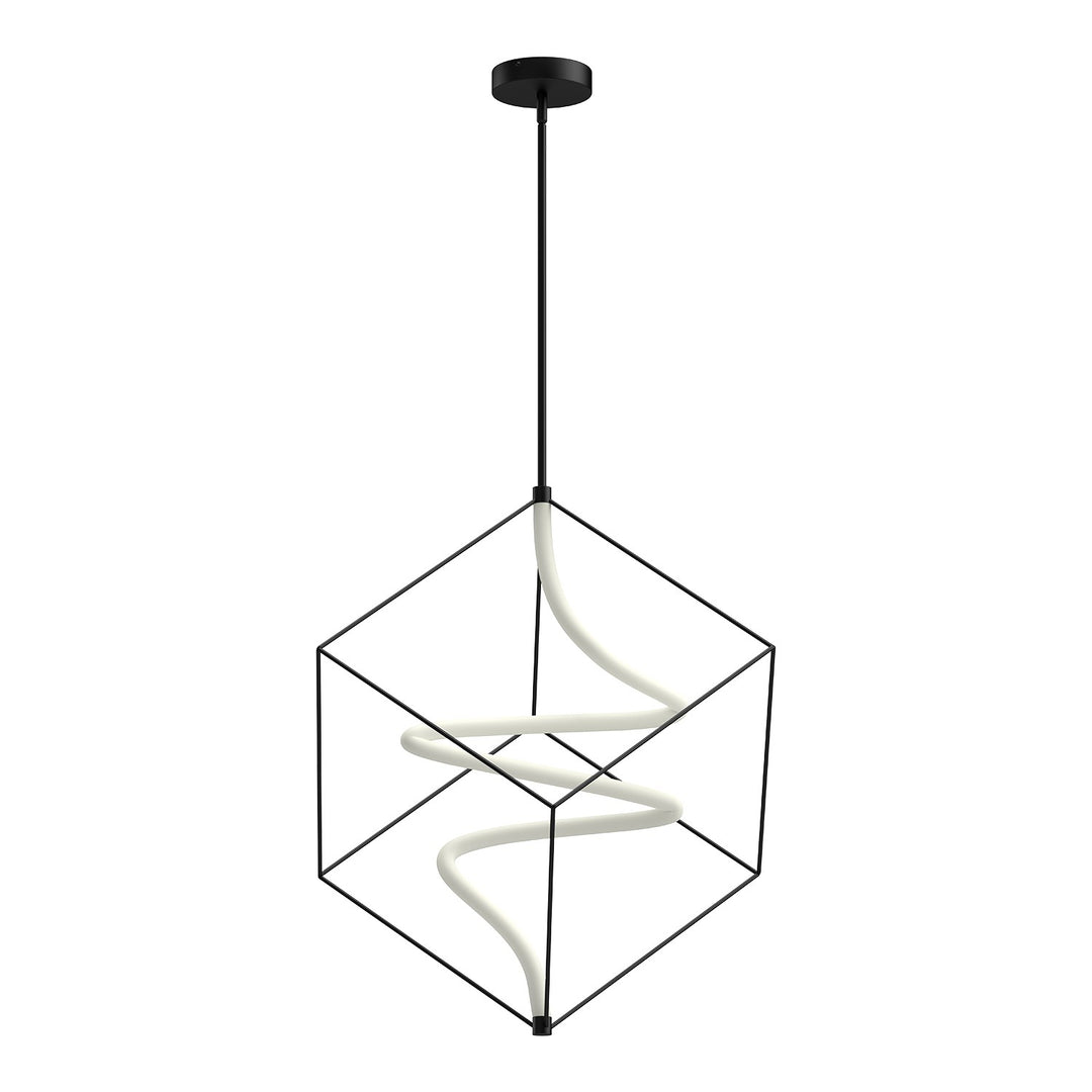 Script LED Pendant in Black - available from The Lighting Shoppe, trusted by Canadian homeowners