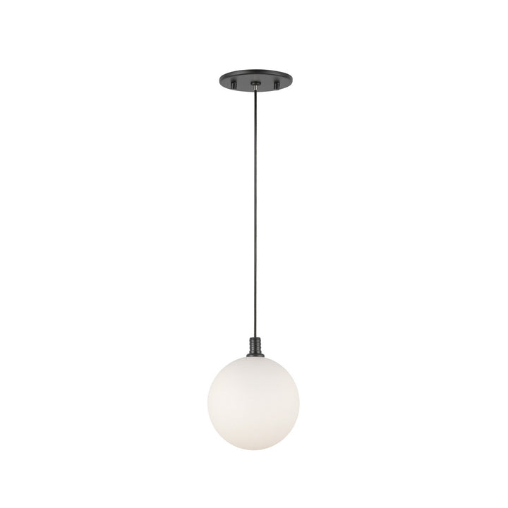 Kuzco Canada - PD3106-BK/OP - LED Pendant - Bolla - Black/Opal Glass