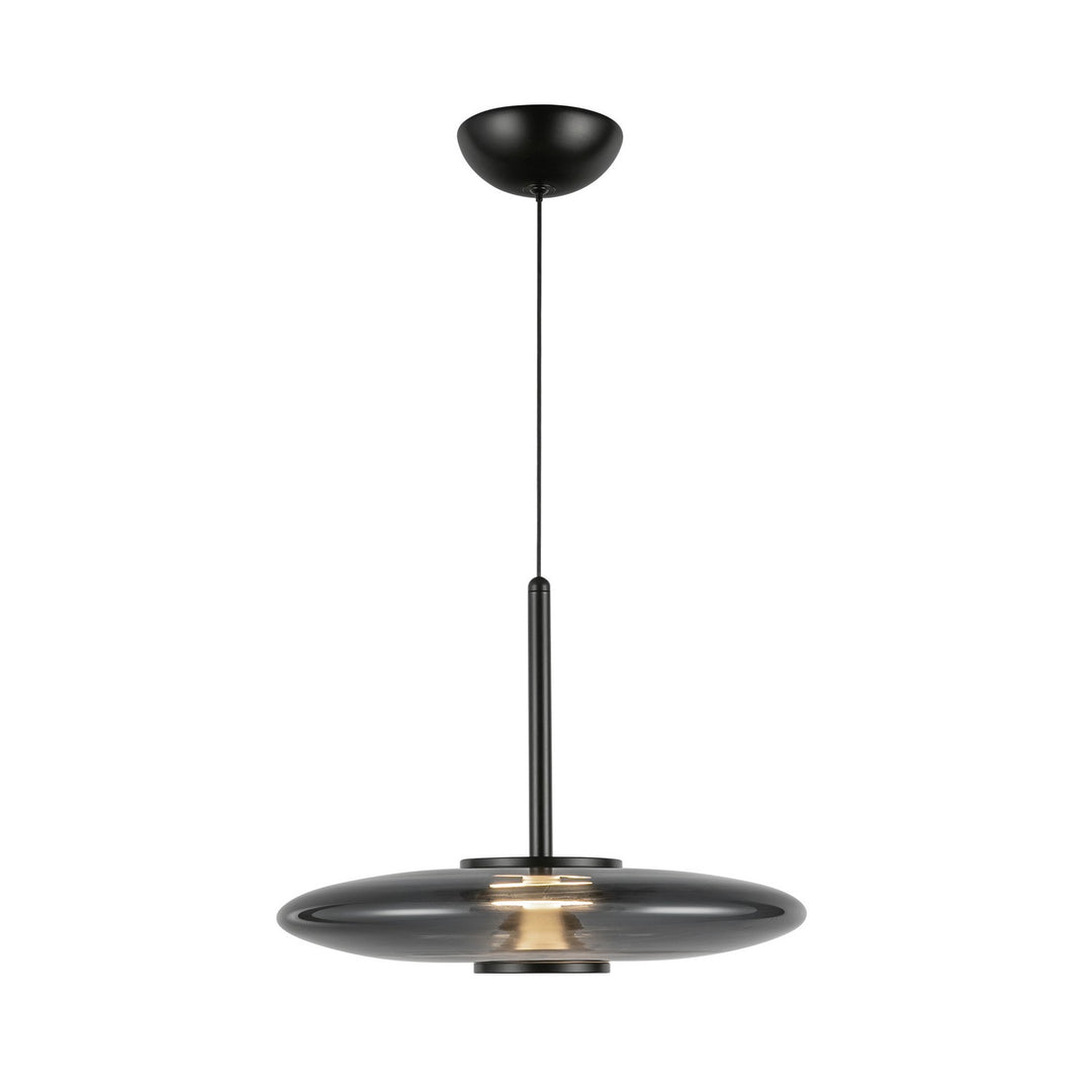 Kyoto LED Pendant in Black/Smoked Glass - available from The Lighting Shoppe, trusted by Canadian homeowners