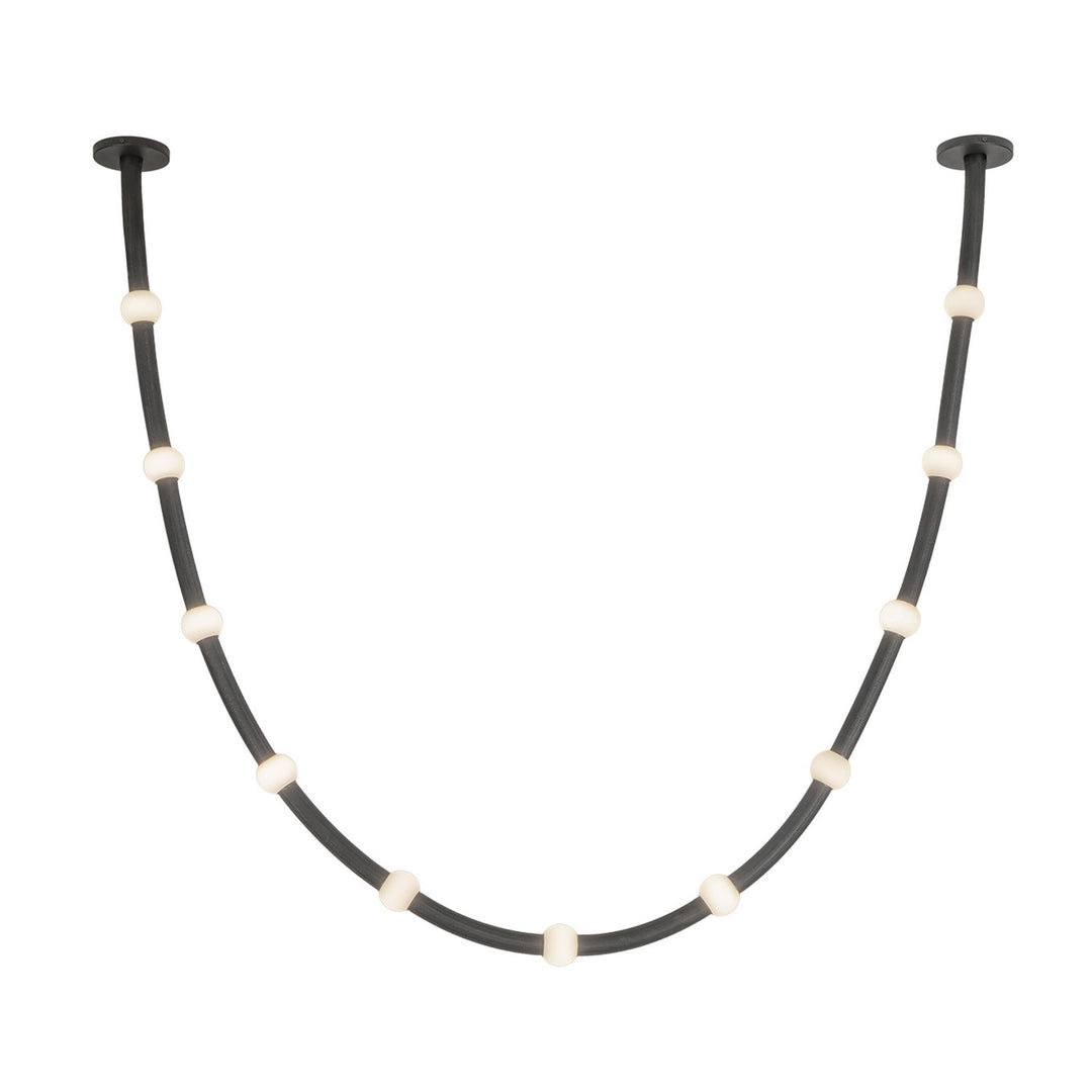 Kuzco Canada - PD39310-BK/OP-UNV-010-RT - LED Pendant - Corda - Black/Opal Glass