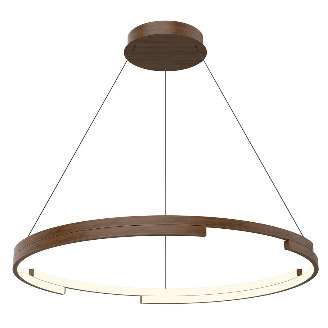 Anello Minor LED Pendant in Walnut - available from The Lighting Shoppe, trusted by Canadian homeowners