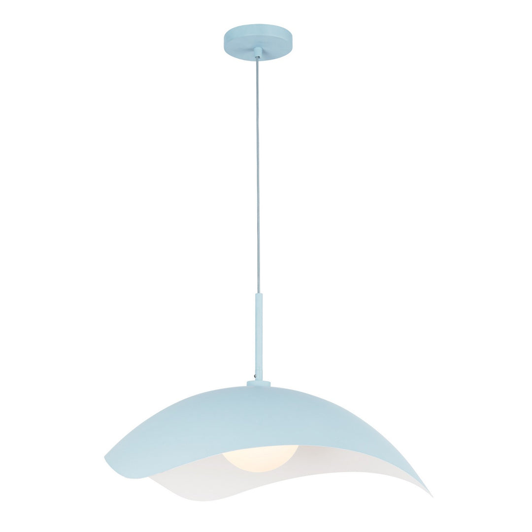 Kirby One Light Pendant in Cerulean - available from The Lighting Shoppe, trusted by Canadian homeowners
