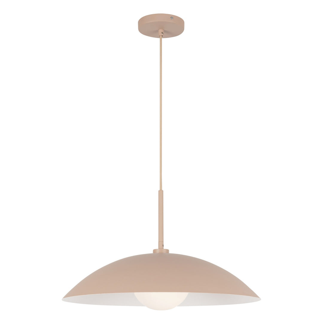 Regent One Light Pendant in Peach - available from The Lighting Shoppe, trusted by Canadian homeowners