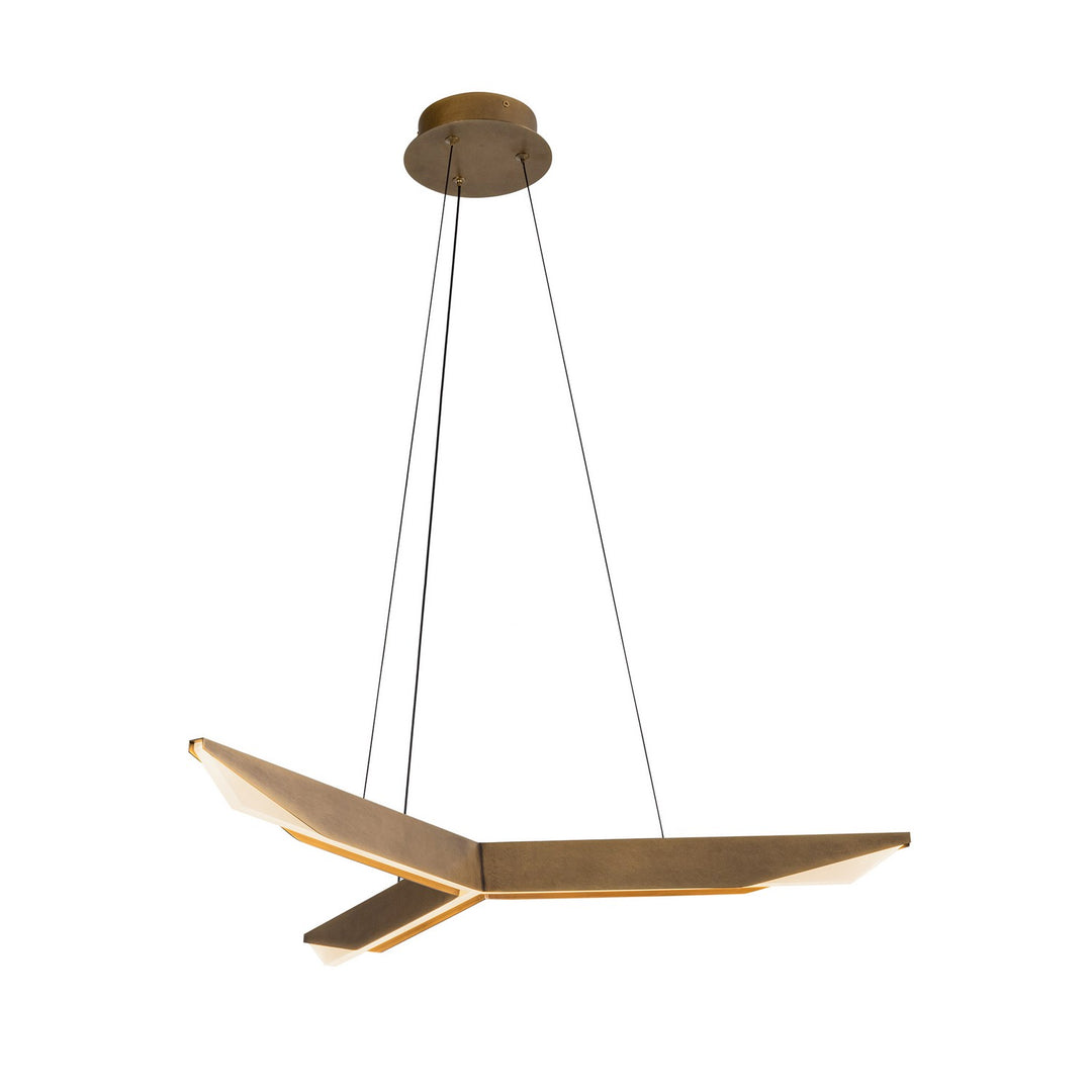 Tachi LED Pendant in Vintage Brass - available from The Lighting Shoppe, trusted by Canadian homeowners