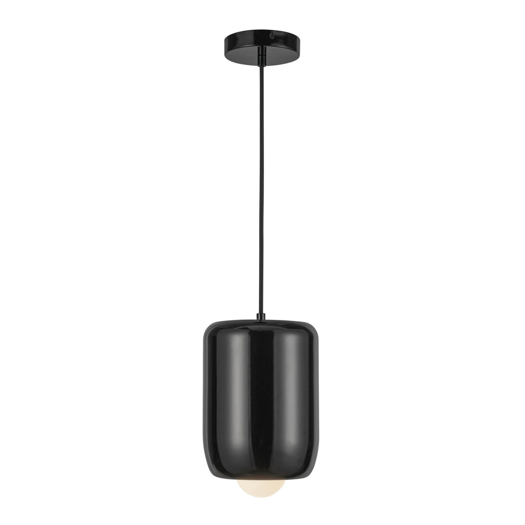 Hayden LED Pendant in Glossy Black - available from The Lighting Shoppe, trusted by Canadian homeowners